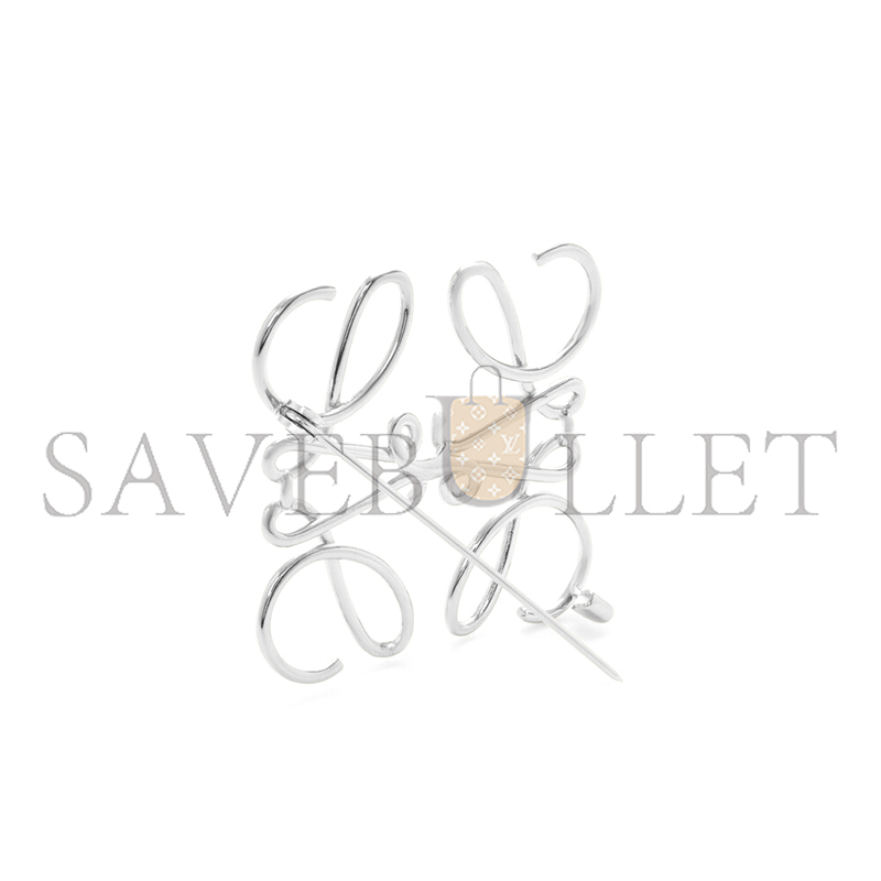 LOEWE ANAGRAM BROOCH IN METAL CIL0009803123 LOEWE ANAGRAM BROOCH IN METAL CIL0009803123